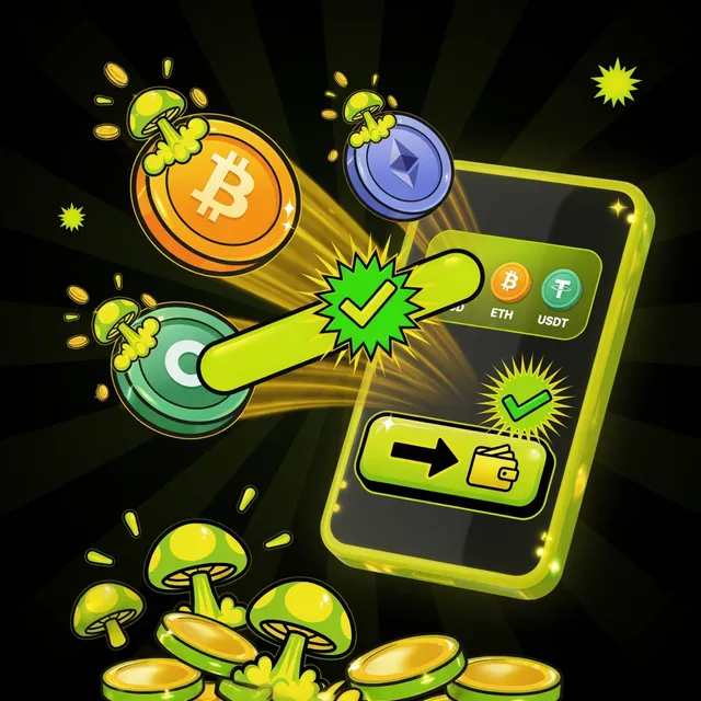 Instant crypto withdrawals with no fee in the Boomzino app, highlighting fast BTC, ETH, or USDT payout experience.