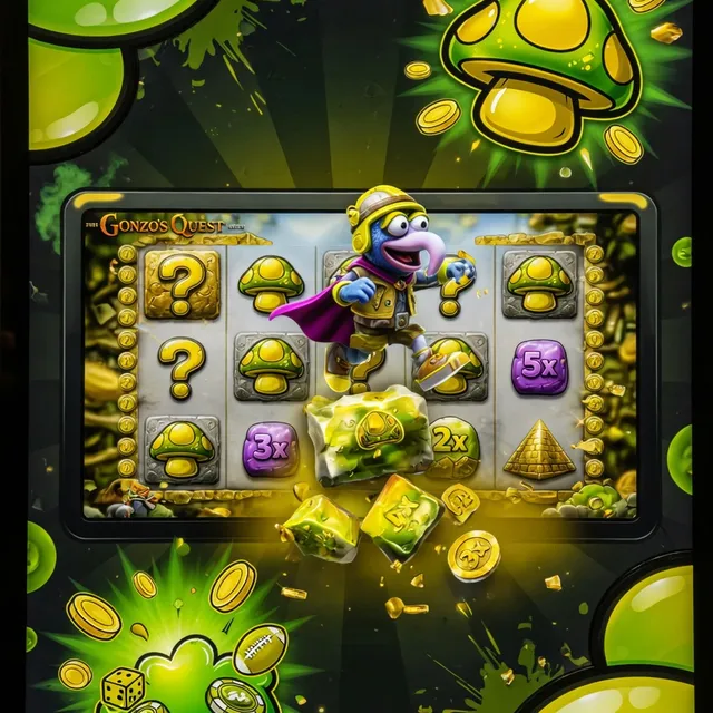 Dive into the adventure with Gonzo's Quest by NetEnt, a popular slot at Boomzino casino.
